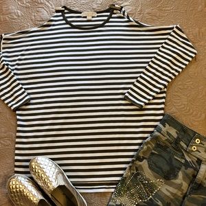 Michael Kors Cold Shoulder Top